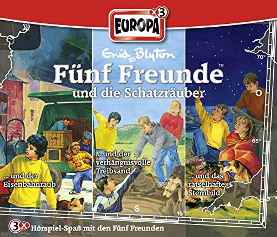 Fünf Freunde: Folgen 51 / 82 / 87 - ... und die Schatzräuber [3er Box]