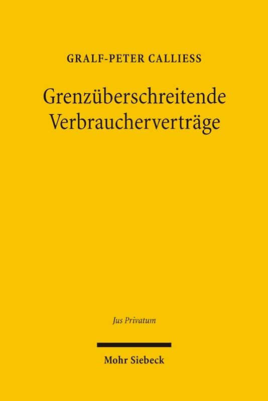 Grenzüberschreitende Verbraucherverträge