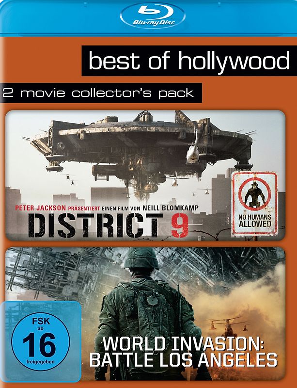 Best of Hollywood/2 Movie Collector's Pack: District 9/ World Invasion: Battle Los Angeles Blu-ray Disc
