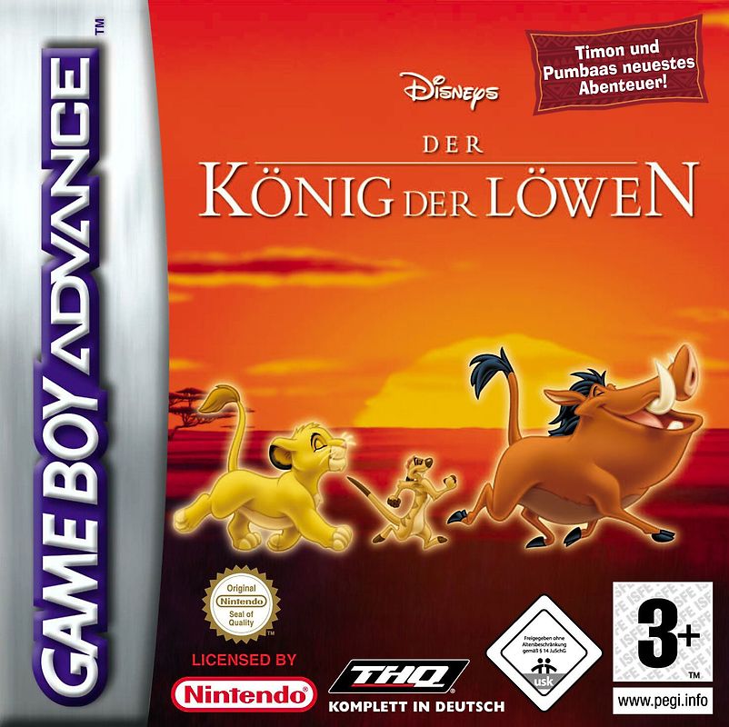 König der Löwen, Der Nintendo Game Boy Advance