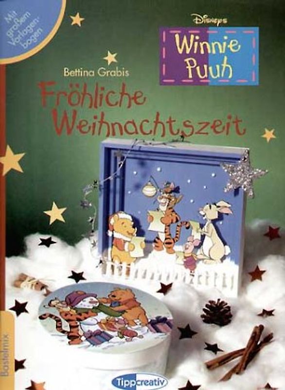 Winnie Puuh - Fröhliche Weihnachtszeit. Mit grossem Vorlagenbogen