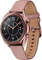 Samsung Galaxy Watch 3 41 mm boîtier en acier inoxydable mystic bronze et bracelet cuir bronze [Wi-Fi + 4G]