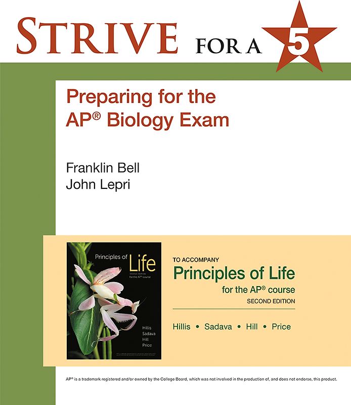 Strive for 5: Preparing for the AP Biology Examination
