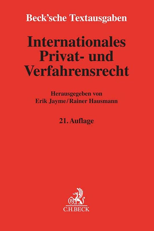 Internationales Privat- und Verfahrensrecht