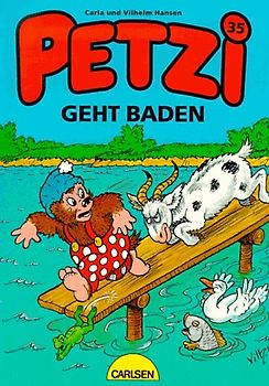 Petzi geht baden
