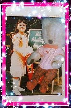 Teddy Puck und seine kleine Freundin Peggy