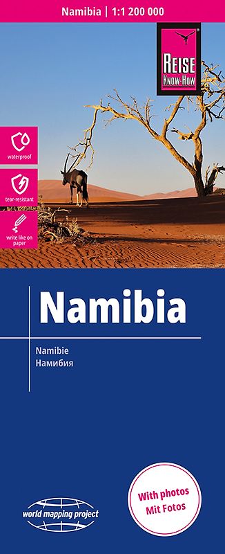 Reise Know-How Landkarte Namibia (1:1.200.000)