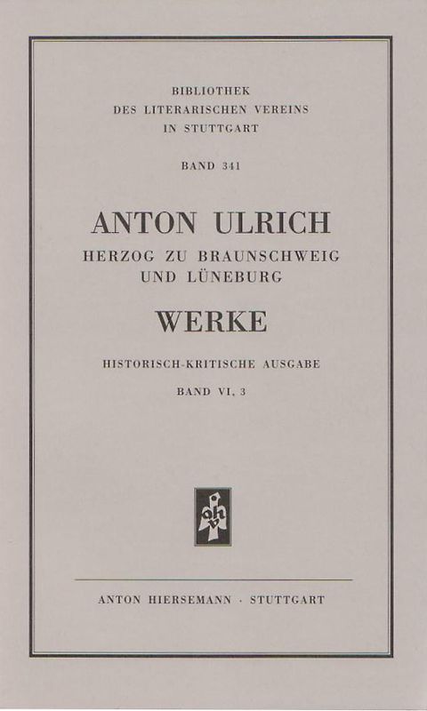 Werke. Historisch kritische Ausgabe / Werke. Historisch-kritische Ausgabe. Die Römische Octavia.