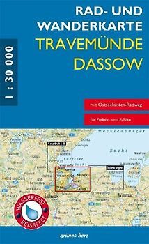 Rad- und Wanderkarte Travemünde, Dassow