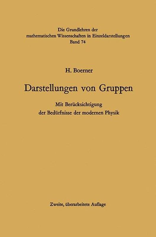 Darstellungen von Gruppen