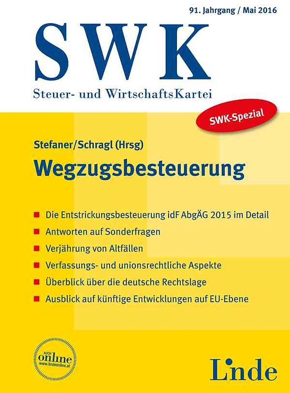 SWK-Spezial Wegzugsbesteuerung