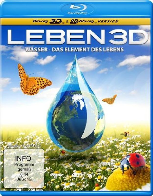 Leben 3D - Wasser - Das Element des Lebens [inkl. 2D Version] 3D Blu-ray Disc