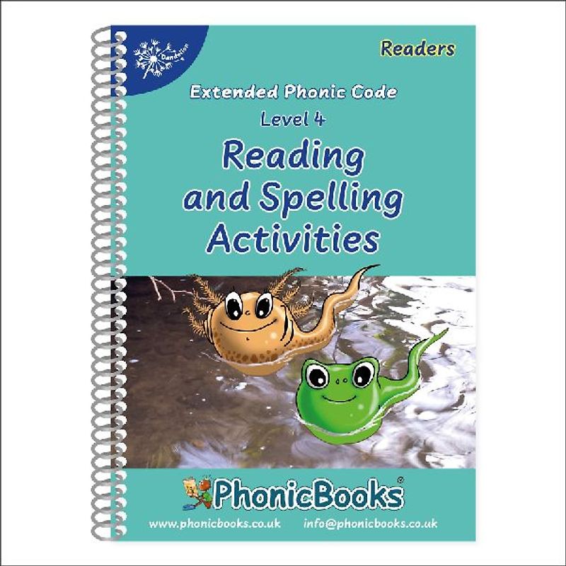 Phonic Books Dandelion Readers Reading and Spelling Activities Vowel Spellings Level 4