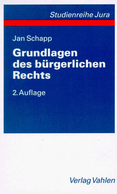 Grundlagen des bürgerlichen Rechts