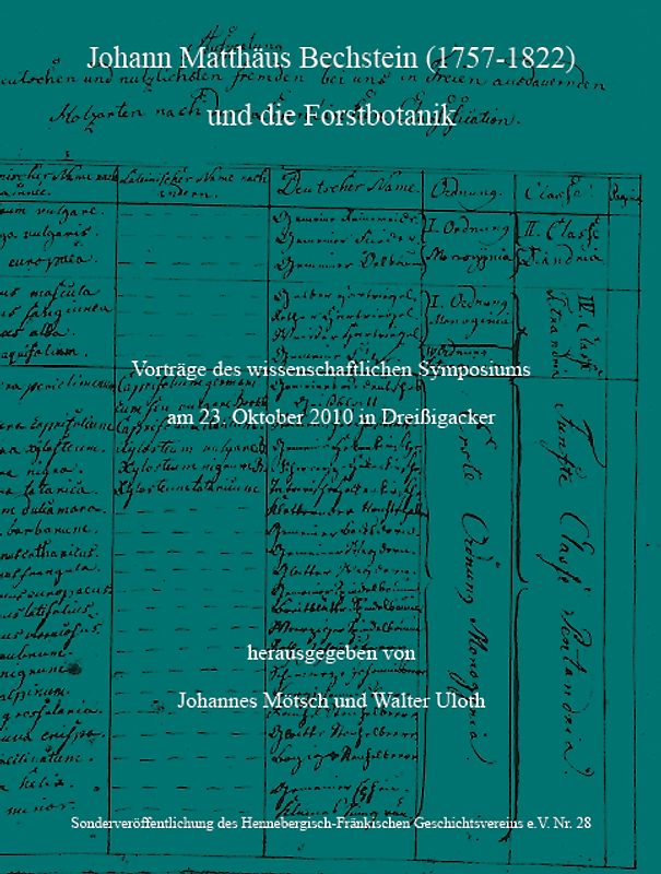 Johann Matthäus Bechstein (1757-1822) und die Forstbotanik