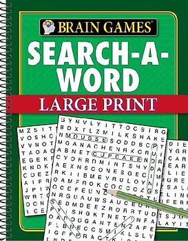 Brain Games - Search-A-Word - Large Print (96 Pages)