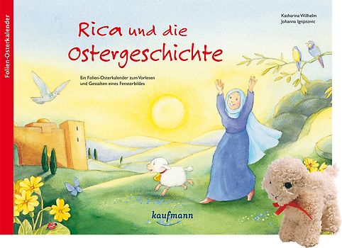 Rica und die Ostergeschichte mit Stoffschaf