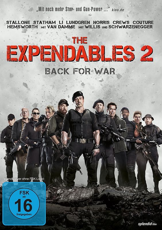 The Expendables 2 - Back for War DVD