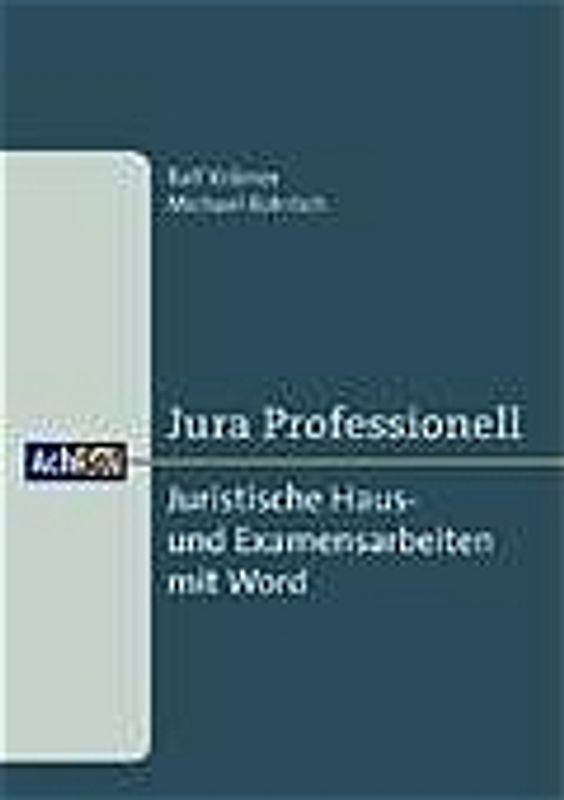 Haus- und Examensarbeiten mit Word