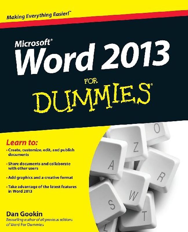 Word 2013 For Dummies - Gookin, Dan