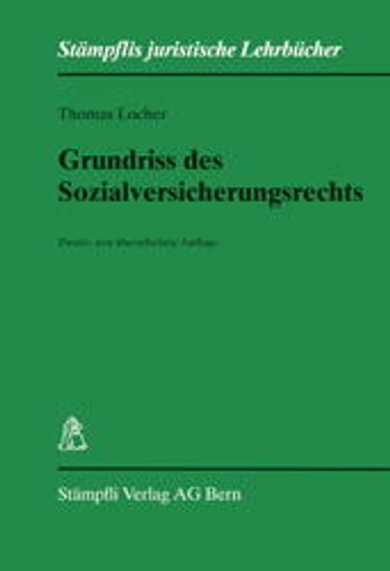 Grundriss des Sozialversicherungsrechts