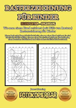 Wie man einen Hund zeichnet (mit Hilfe von Rastern) - Rasterzeichnung für Kinder