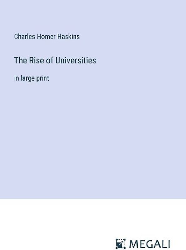 The Rise of Universities