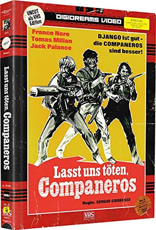 Lasst uns töten, Companeros [Limitierte VHS Edition, inkl. Bonusfilm, 4 Discs] Blu-ray Disc