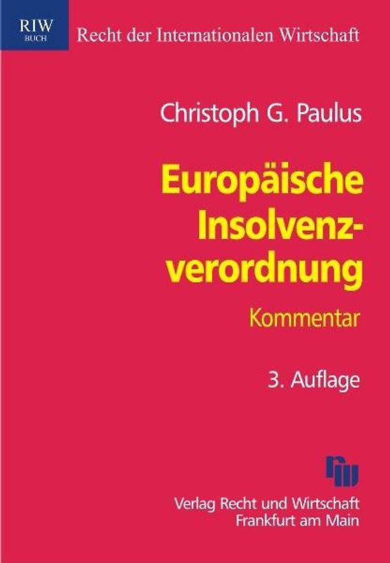 Europäische Insolvenzverordnung