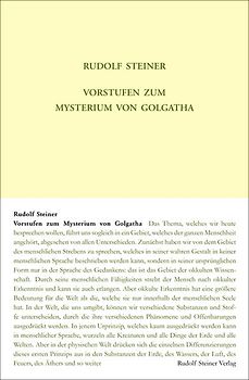 Vorstufen zum Mysterium von Golgatha