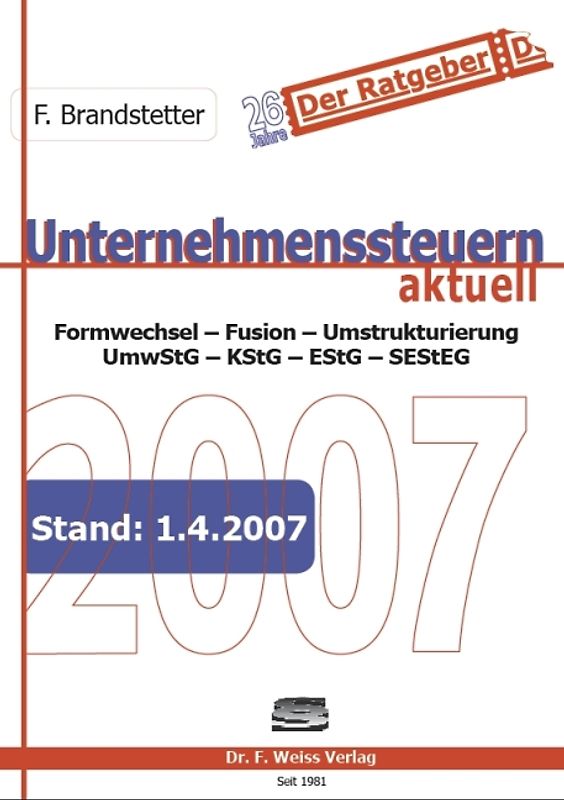 Unternehmenssteuern aktuell