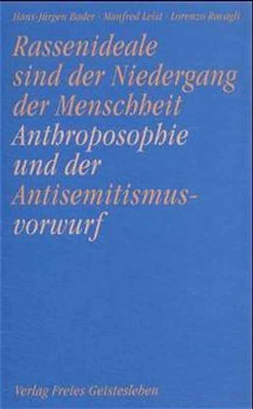 Anthroposophie und der Antisemitismusvorwurf