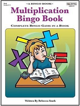 Multiplication Bingo Book: Complete Bingo Game In A Book