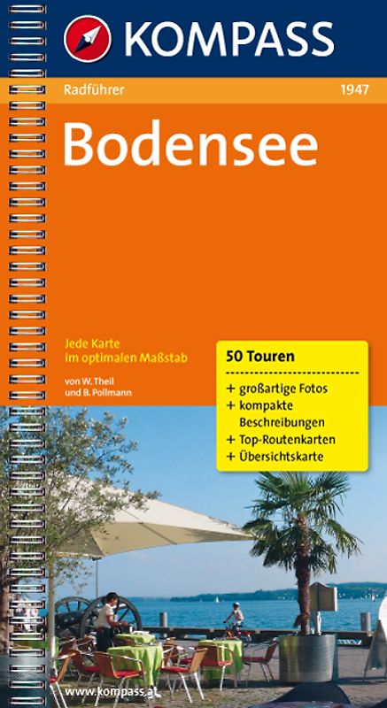 Bodensee. Radführer mit Top-Routenkarten
