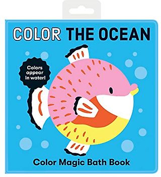 Color the Ocean Color Magic Bath Book