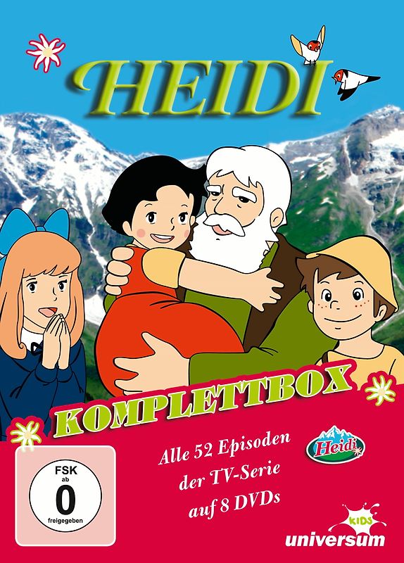 Heidi - TV-Serien-Komplettbox [8 DVDs] DVD
