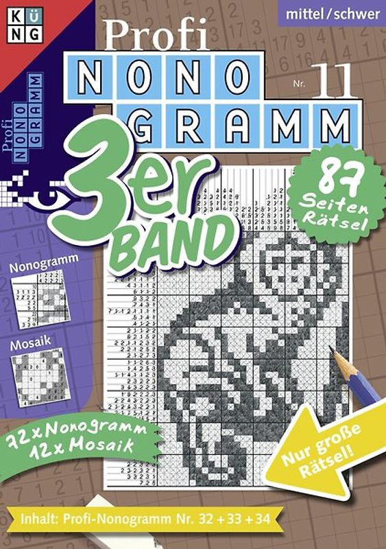 Profi-Nonogramm 3er-Band Nr. 11