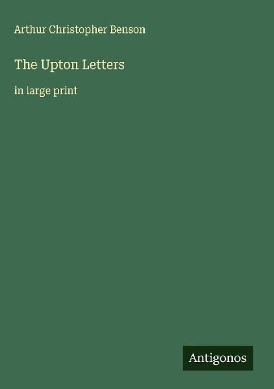 The Upton Letters