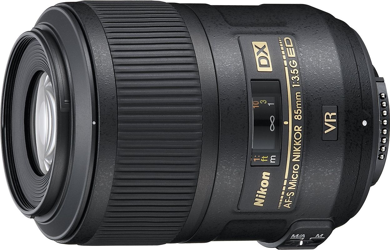 Nikon AF-S Micro DX NIKKOR 85 mm F3.5 ED G VR  52 mm Filtergewinde (Nikon F Anschluss) schwarz