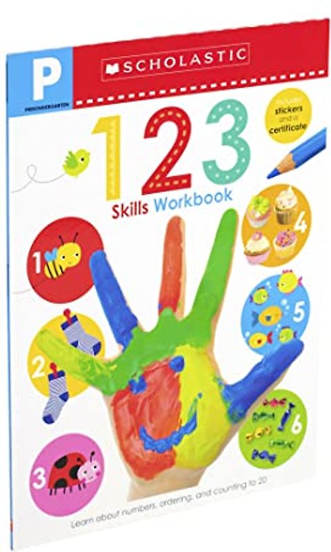 123 Pre-K Workbook: Scholastic Early Learners (Skills Workbook): Prekindergarten