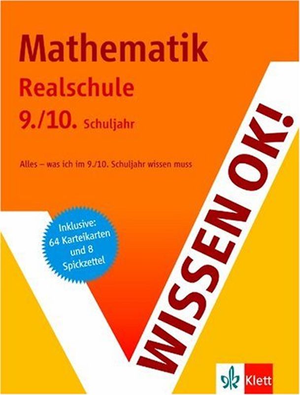 Mathematik Realschule - 9./10. Schuljahr