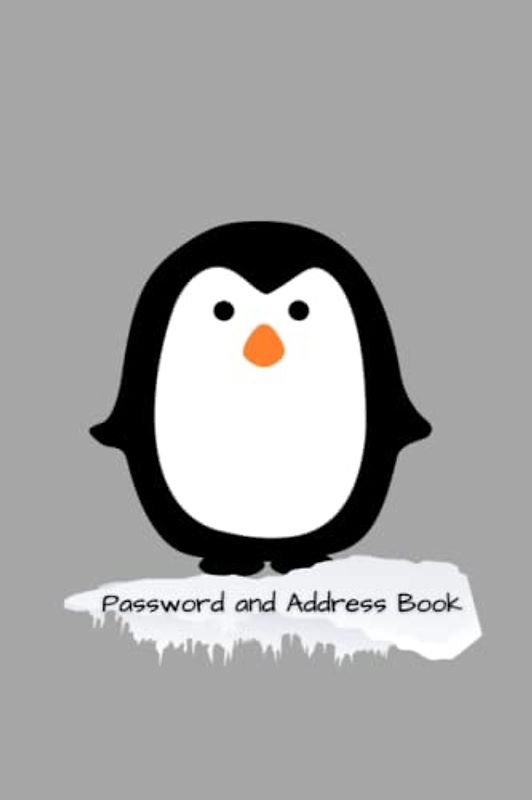 Penguin Password Book | Password/Contact Book | Alphabetical Password Tracker: Internet Log Book To Organize Your Website Passwords In One Secure Convenient Place