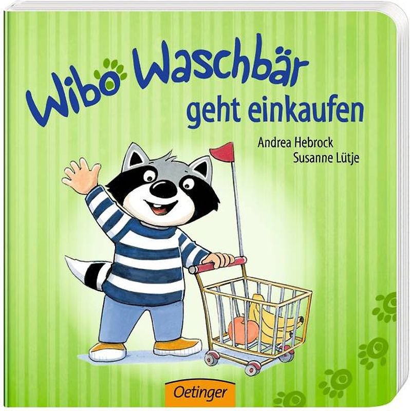 Wibo Waschbär geht einkaufen