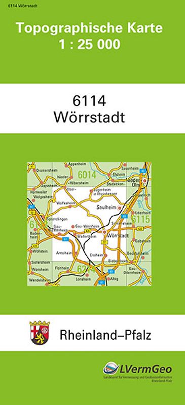 TK25 6114 Wörrstadt