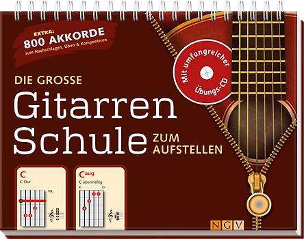 Die große Gitarrenschule mit CD. 800 Akkorde zum Nachschlagen, Üben & Komponieren