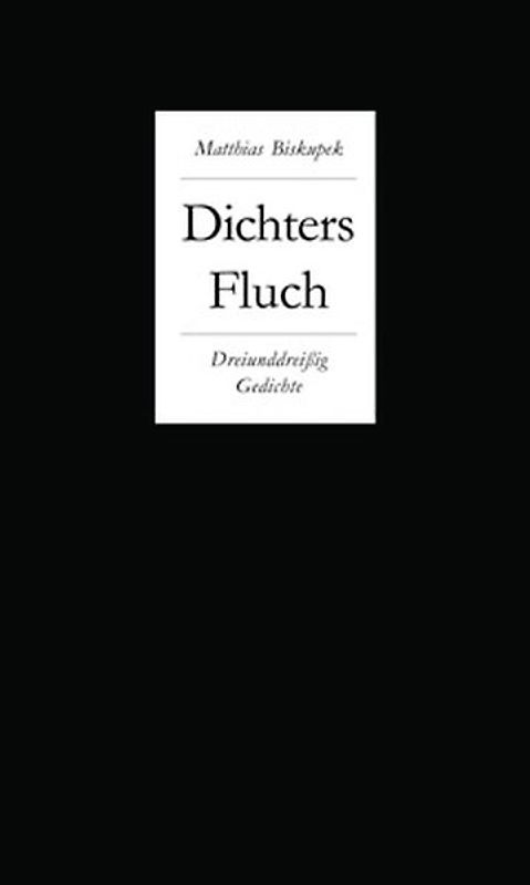 Des Dichters Fluch