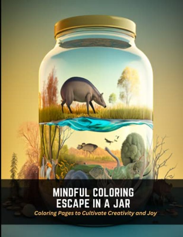 Mindful Coloring Escape in a Jar: Coloring Pages to Cultivate Creativity and Joy