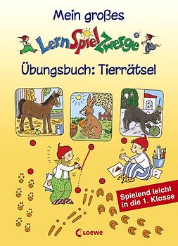 Mein großes LernSpielZwerge Übungsbuch: Tierrätsel