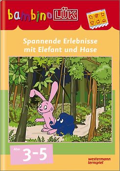 bambinoLÜK-Übungshefte / bambinoLÜK. Kindergarten / 3/4/5 Jahre: Spannende Erlebnisse mit Elefant und Hase