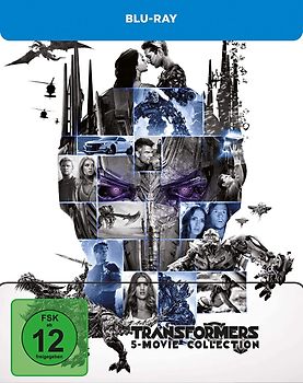 Transformers 5 Movie Collection [Limited Steelbook Edition, 5 Discs] Blu-ray Disc